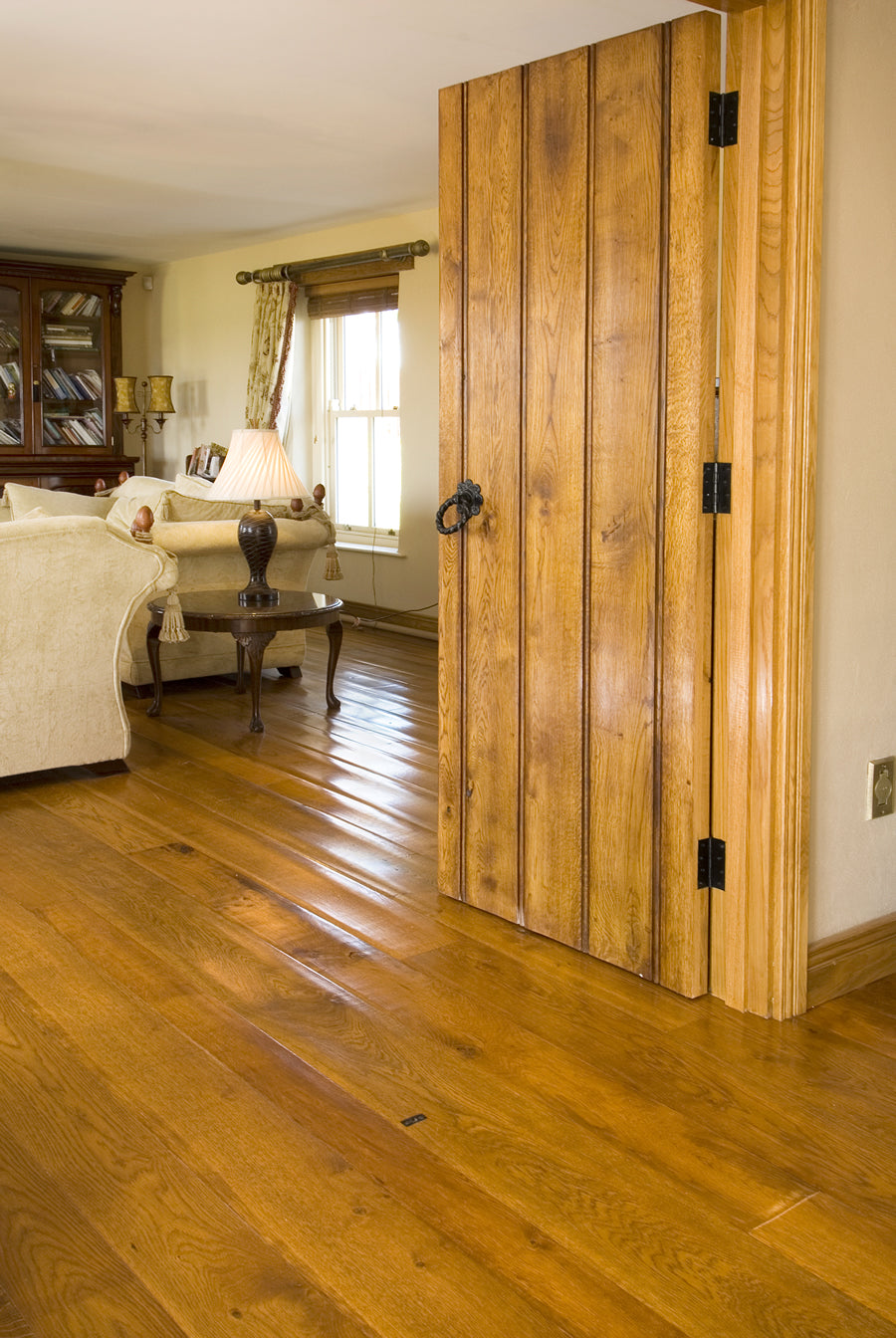 Double Planked And Beaded Cider Mill Door In Solid Oak