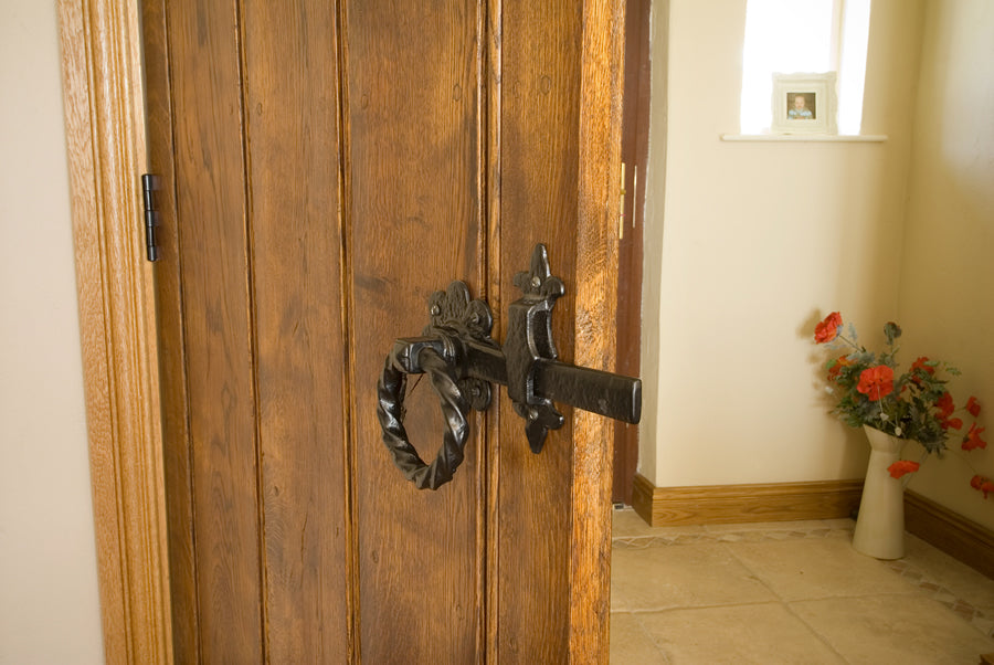 Double Planked And Beaded Cider Mill Door In Solid Oak