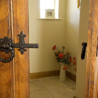 Double Planked And Beaded Cider Mill Door In Solid Oak