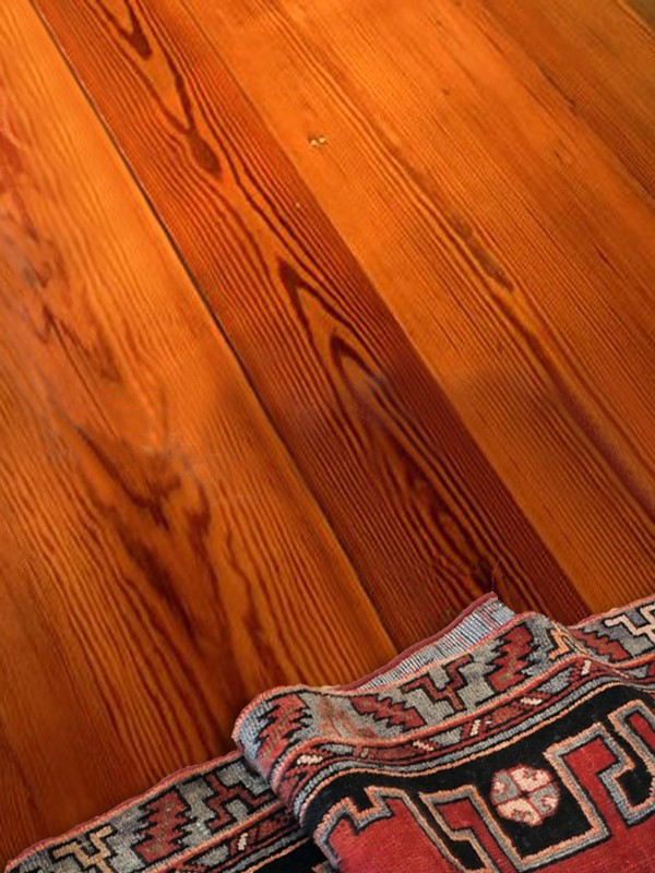 Resawn Antique Pitch Pine Flooring
