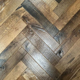 Exclusive - Wilsons pre finished engineered Amish Oak Parquet - Wilsons Yard