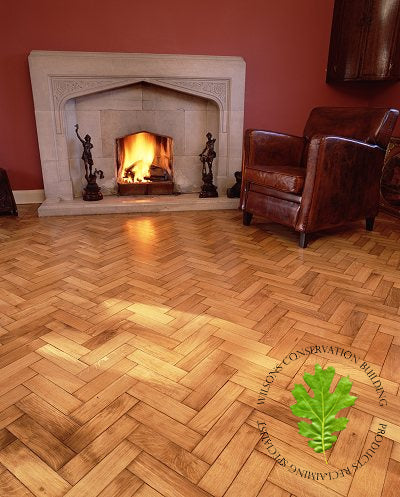 Vintage English Oak Parquet