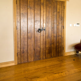 Double Planked And Beaded Cider Mill Door In Solid Oak