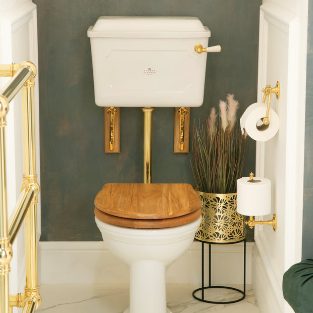 Low-level Ceramic Cistern WC Set