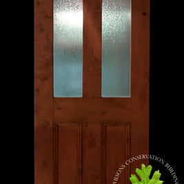 Gothic Style Glazed Door Made From Reclaimed Pine
