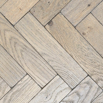 Silvered Vintage Oak Parquet Flooring - Wilsons Yard