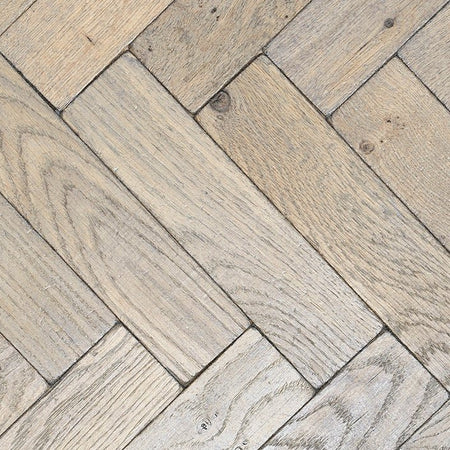 Silvered Vintage Oak Parquet Flooring - Wilsons Yard