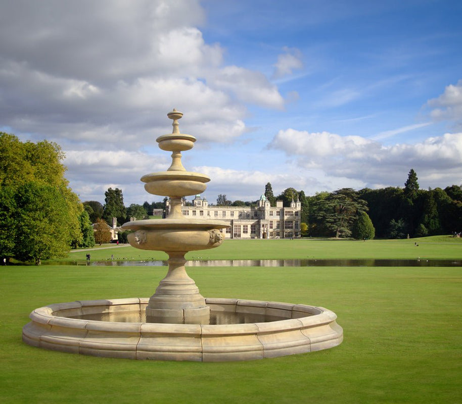 Stunning 3 Tier Georgian Chalice Water Fountain & 4.5 Pool Surround - Wilsons Yard