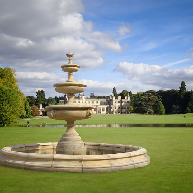 Stunning 3 Tier Georgian Chalice Water Fountain & 4.5 Pool Surround - Wilsons Yard