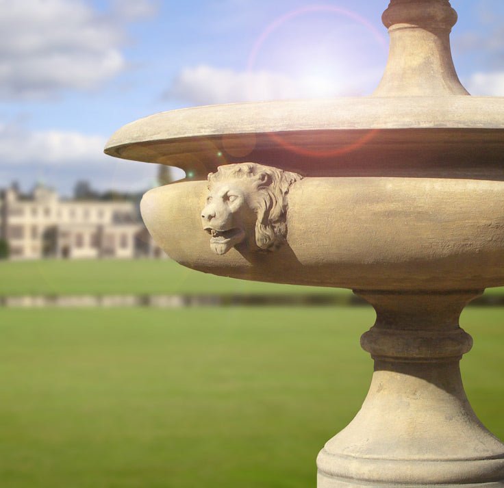 Stunning 3 Tier Georgian Chalice Water Fountain & 4.5 Pool Surround - Wilsons Yard