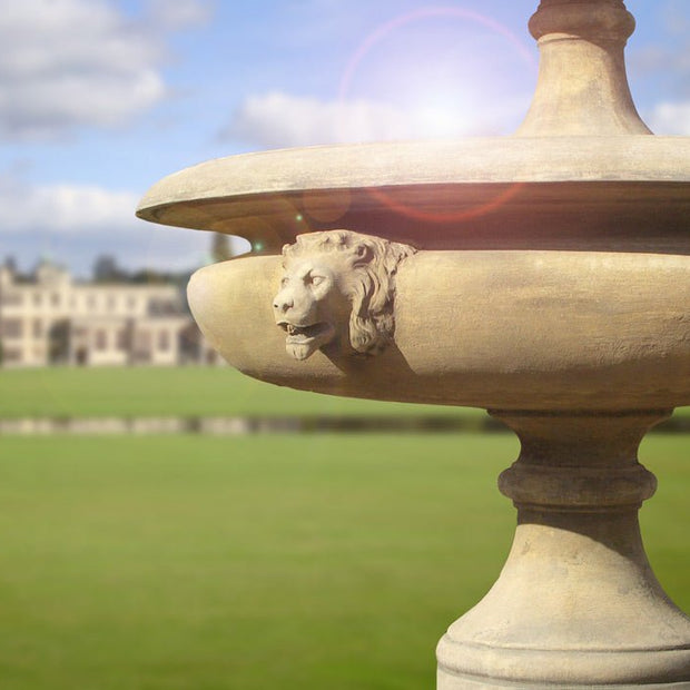 Stunning 3 Tier Georgian Chalice Water Fountain & 4.5 Pool Surround - Wilsons Yard