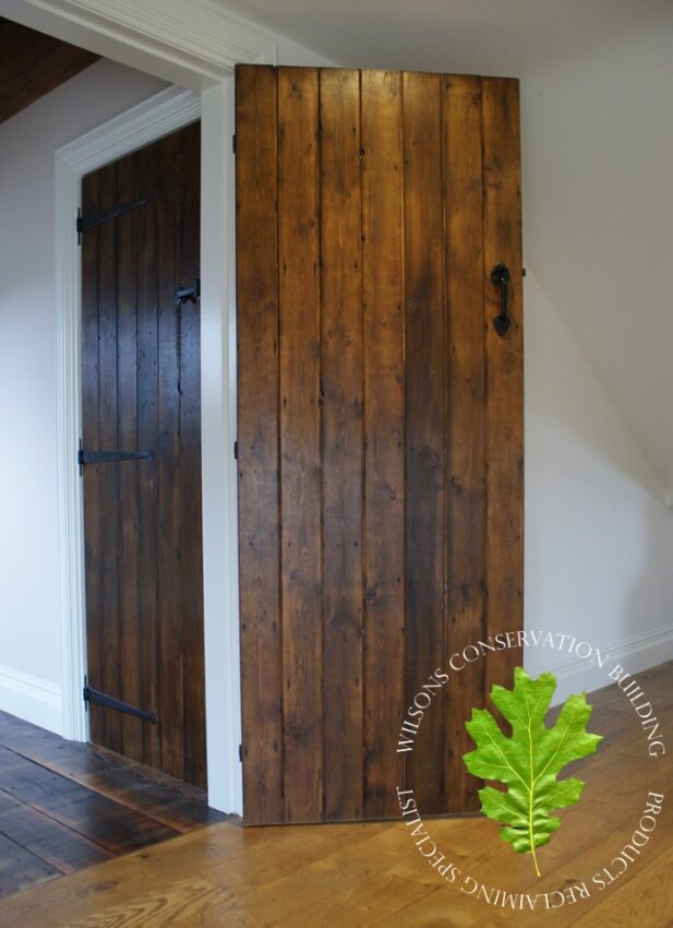 Guinness Board ledged and braced doors