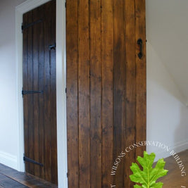 Guinness Board ledged and braced doors