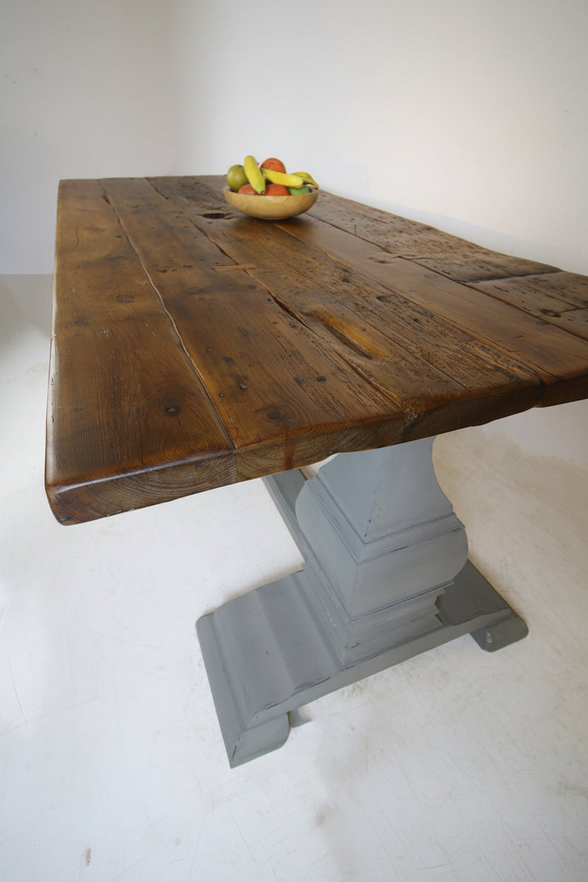 Viennese planked topped kitchen table - Wilsons Yard