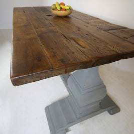 Viennese planked topped kitchen table - Wilsons Yard