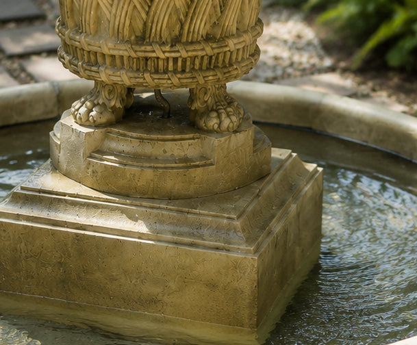 French Weaver Basket Garden Water Feature 2.1 m Pool Surround