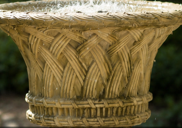 French Weaver Basket Garden Water Feature 2.1 m Pool Surround