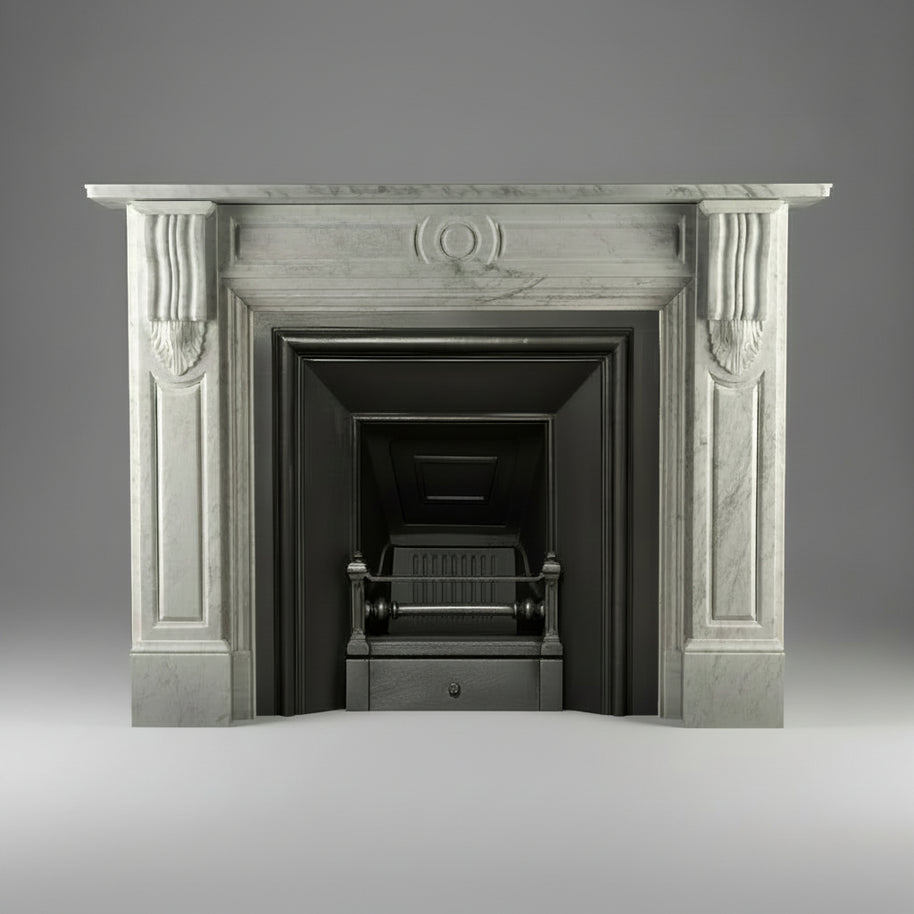 Large Victorian Corbel Fireplace