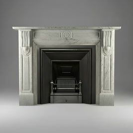 Large Victorian Corbel Fireplace