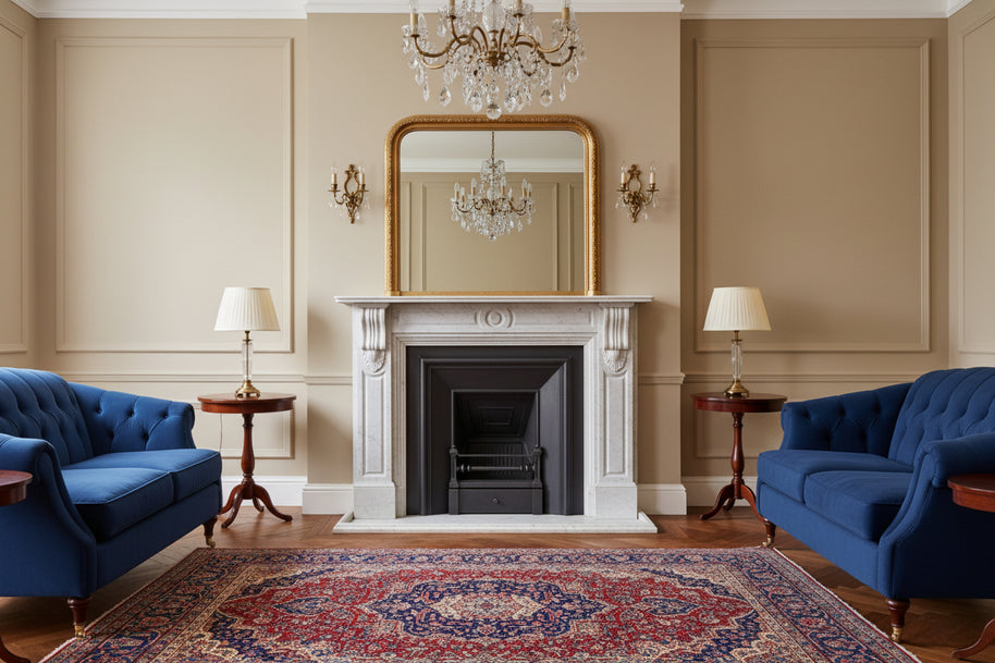 Large Victorian Corbel Fireplace
