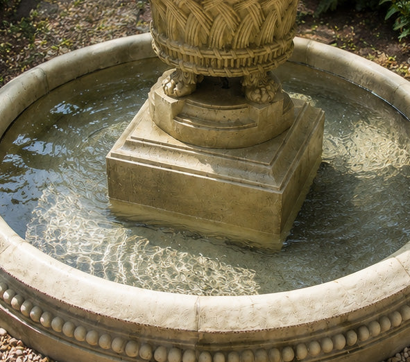 French Weaver Basket Garden Water Feature 2.1 m Pool Surround