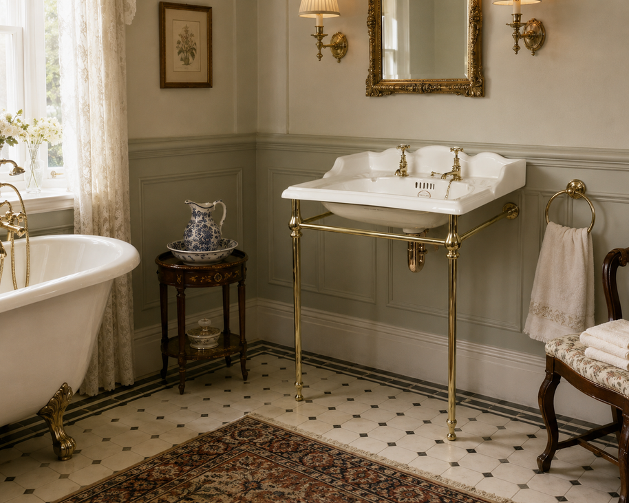 Marlborough Basin Set 635mm Basin and Washstand