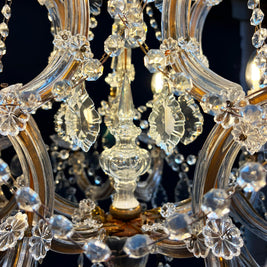 Vintage Pair of Marie Theresa Chandeliers