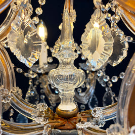 Vintage Pair of Marie Theresa Chandeliers