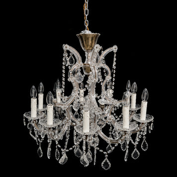 Vintage Pair of Marie Theresa Chandeliers