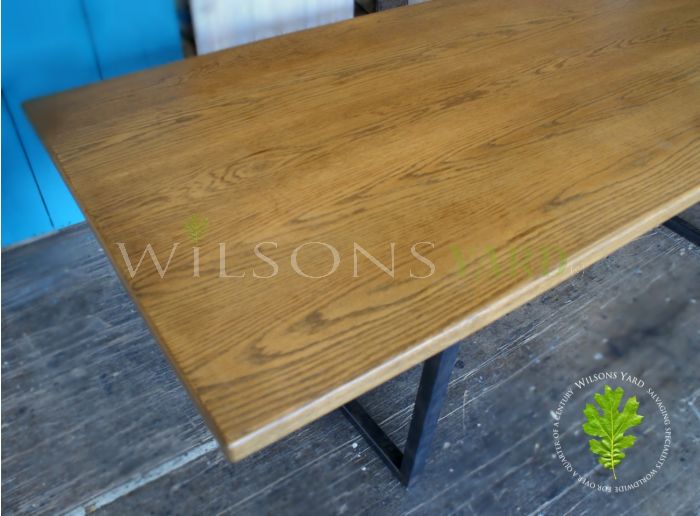 Industrial Wooden Topped kitchen dining table