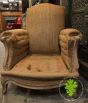 original antique oak  arm chair
