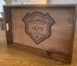 Vintage style display wooden trays