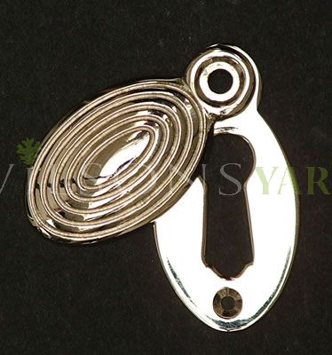 Polished Nickel Oval Beehive Escutheon