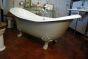 cast iron double slipper bath