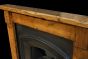 Period style wooden fireplace