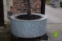 Fantastic Set of 7 No. Huge Circular Galvanised Planters from London