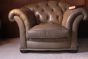 Faux Leather Armchair
