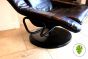 Funky Black 1960's Swivel Chair