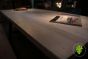 Industrial Style Kitchen/Dining Table with Reclaimed Bleached Top