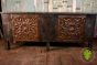 Zinc Paneled Bar Counter with Open Back