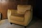 Old Vintage Leather Armchair