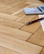 Salvaged wood block flooring 