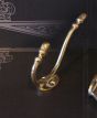 Vintage style acorn brass door hook 