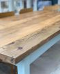 Vintage plank top kitchen table 