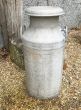 Vintage milk churns 