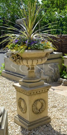 The Triton Collection - Small Chesterblade Urn on Royal Doulton