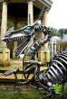 Recycled steel dragon by local artist