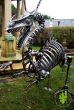 Recycled steel dragon by local artist