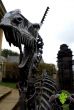 Recycled steel dragon by local artist