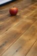 Salvaged pine wood flooring 